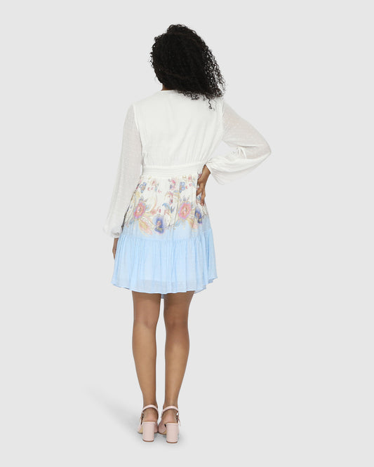 All Your Love Babydoll Dress - White