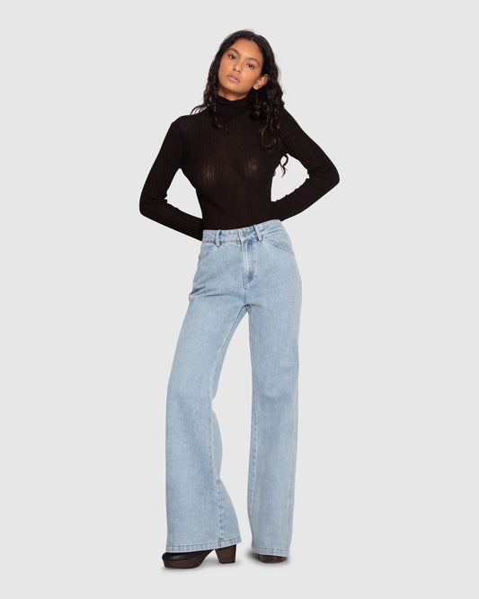 Brooklyn Knitted Turtleneck - Black