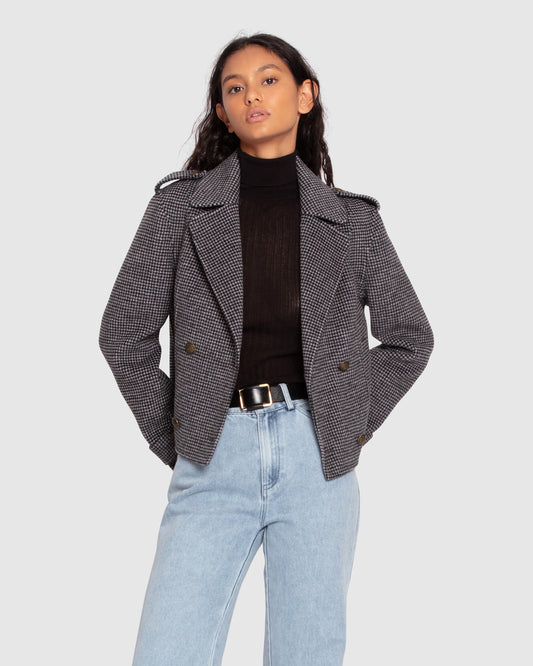 Brooklyn Knitted Turtleneck - Black