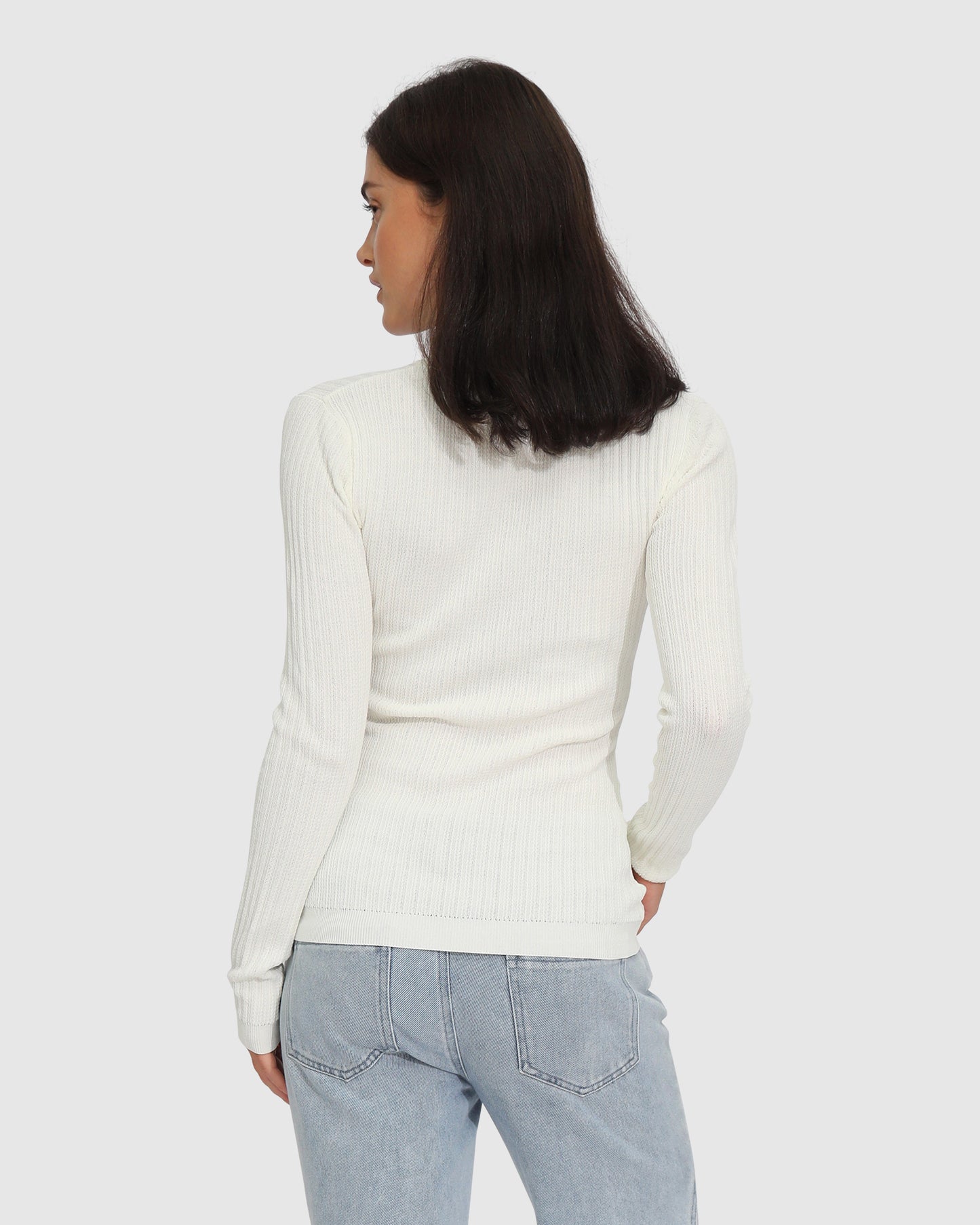 Brooklyn Knitted Turtleneck - Ivory