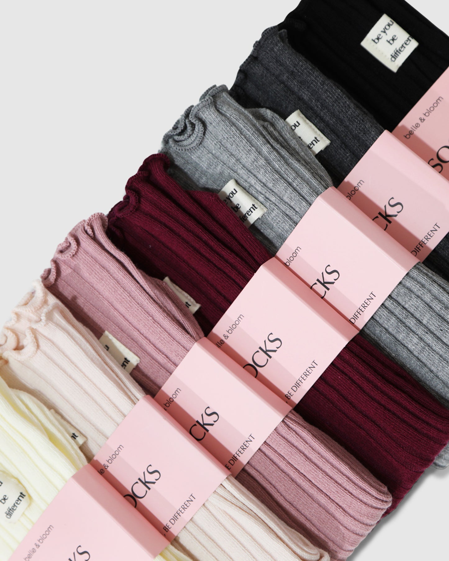 Beloved 7 Pack Socks - Mixed