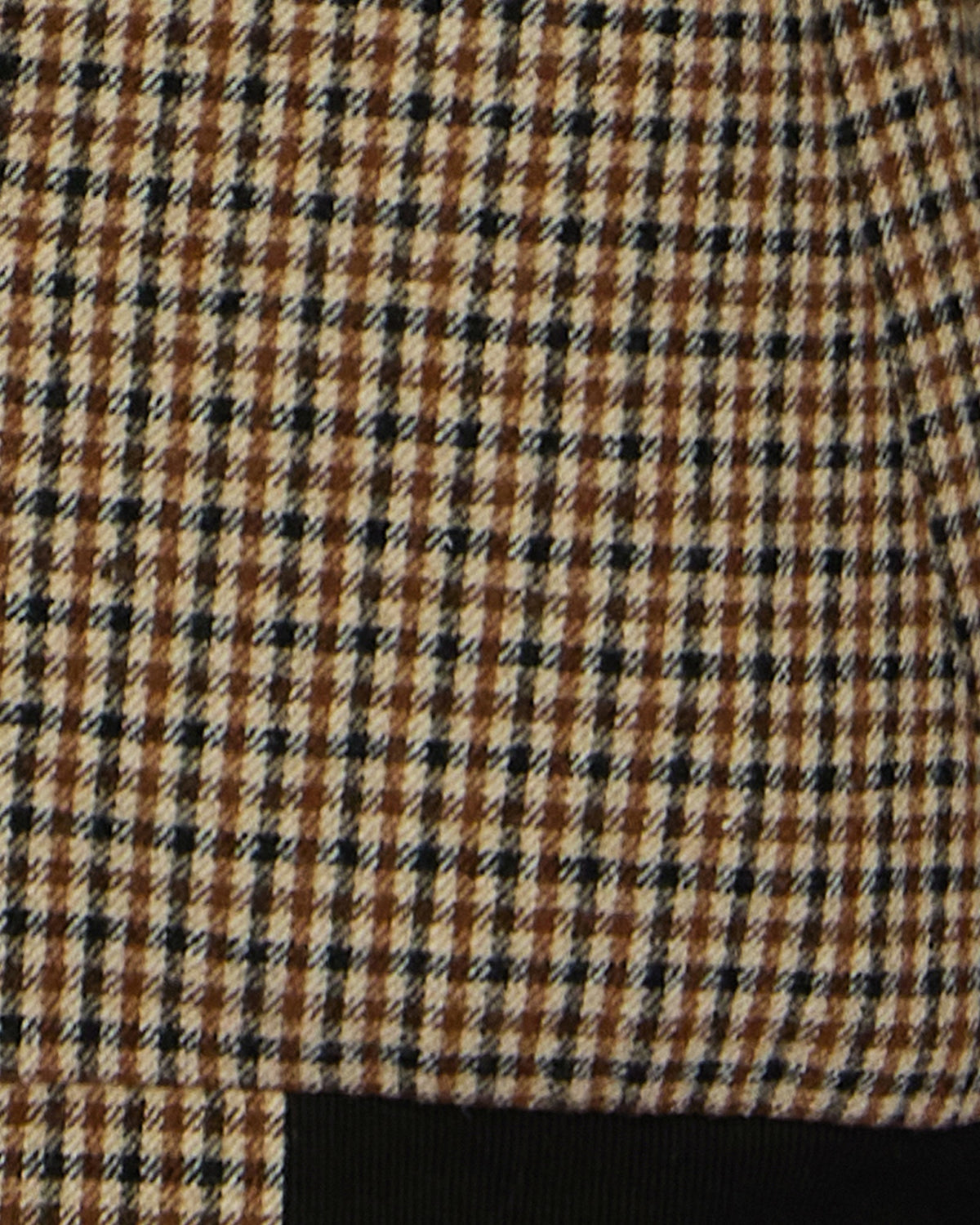 Coffee Run Ribbed Collar Check Bomber - Oat Check