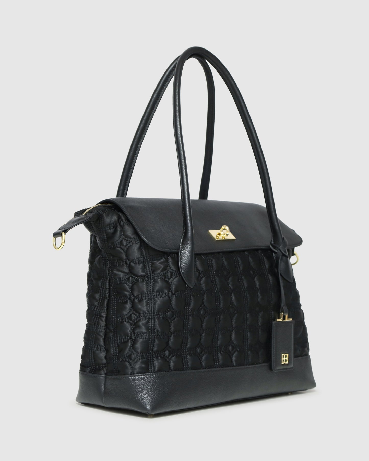 Just Add Sugar Quilted Bag - Black
