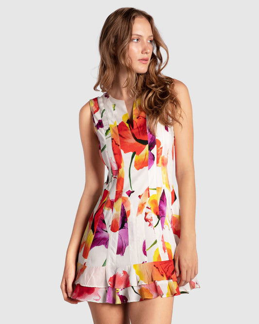 Born To Love Mini Dress - Wild Poppies