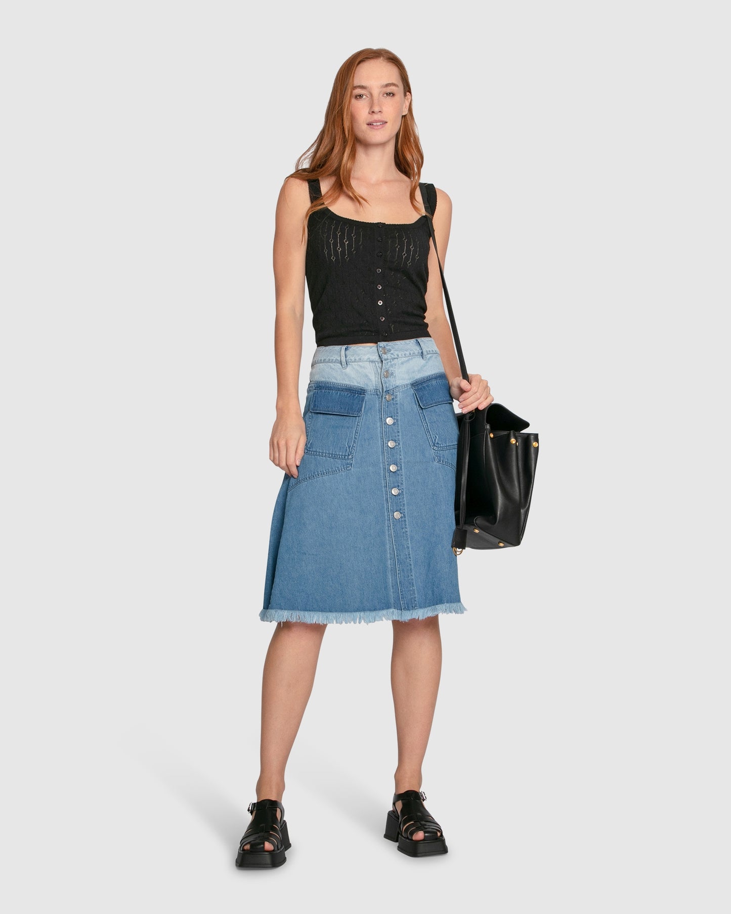 Cloudlight Cashmere Blend Tank - Black