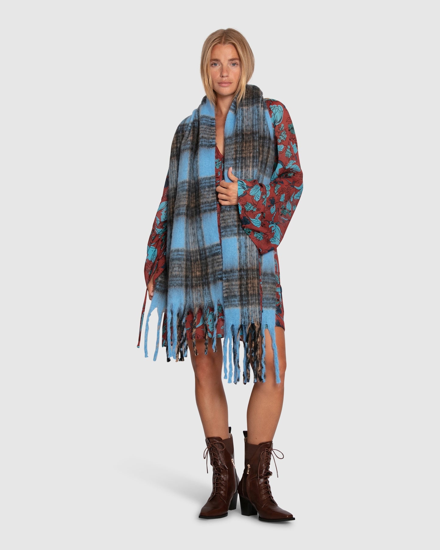 Coming Home Scarf - Blue