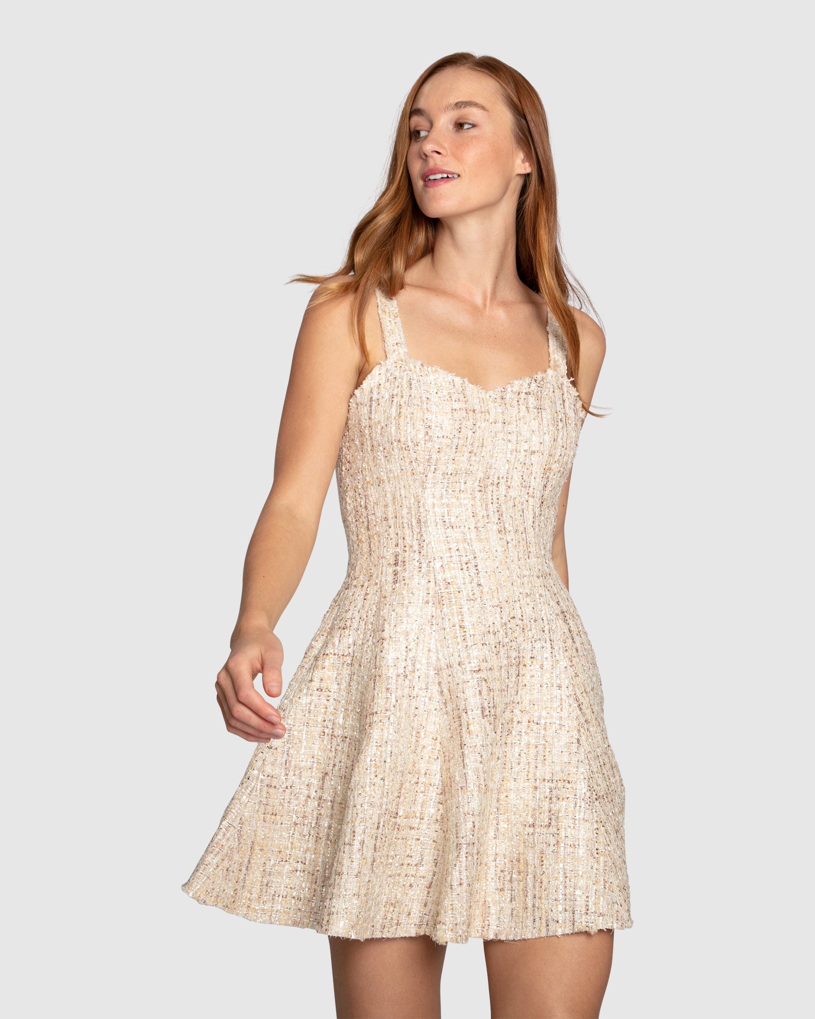 Die For You Mini Dress - Rose Gold  Belle & Bloom