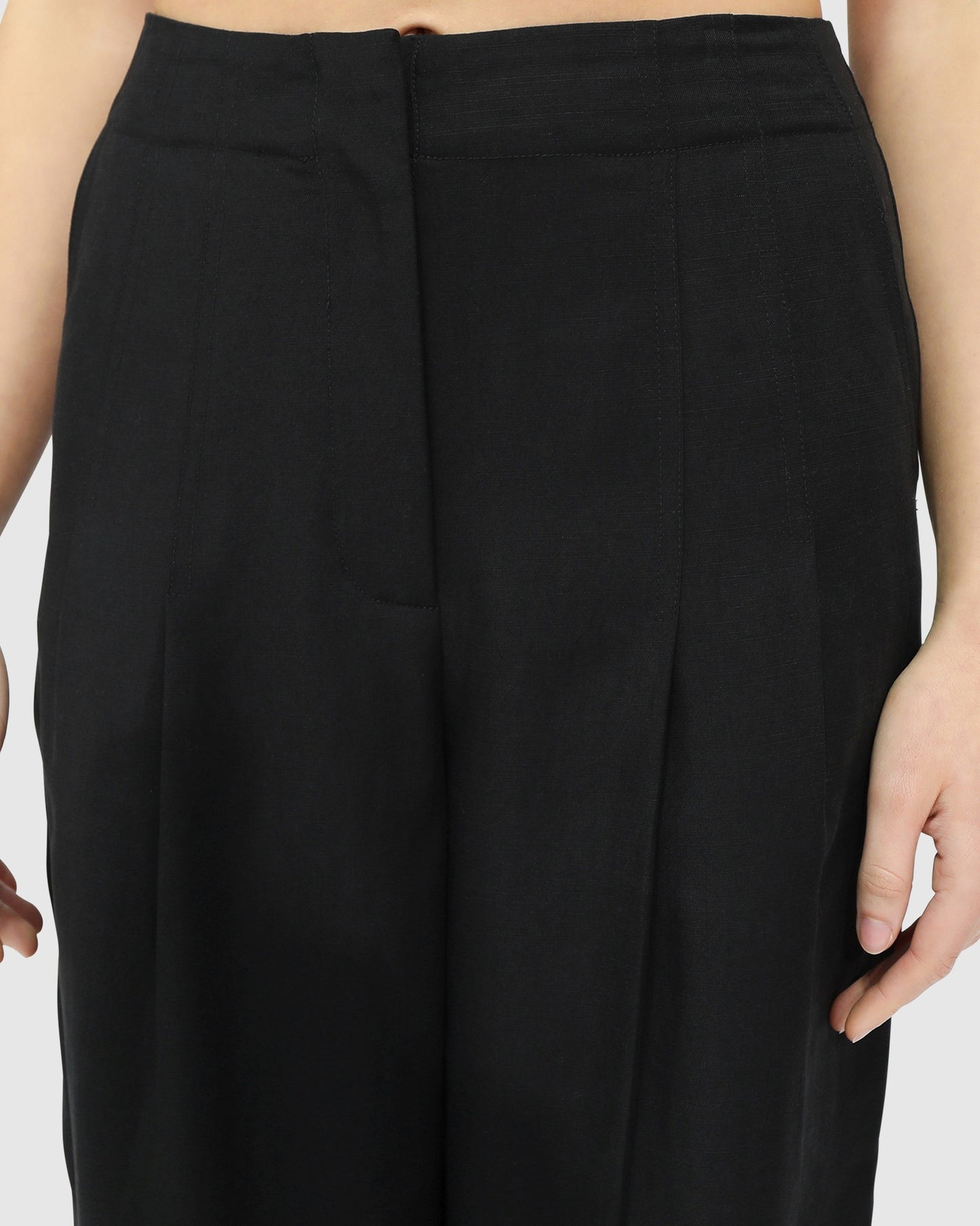 Delilah Wide Leg Pants - Black