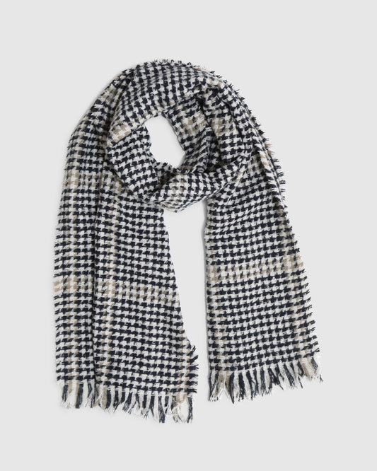 Espresso Scarf - Black/Beige