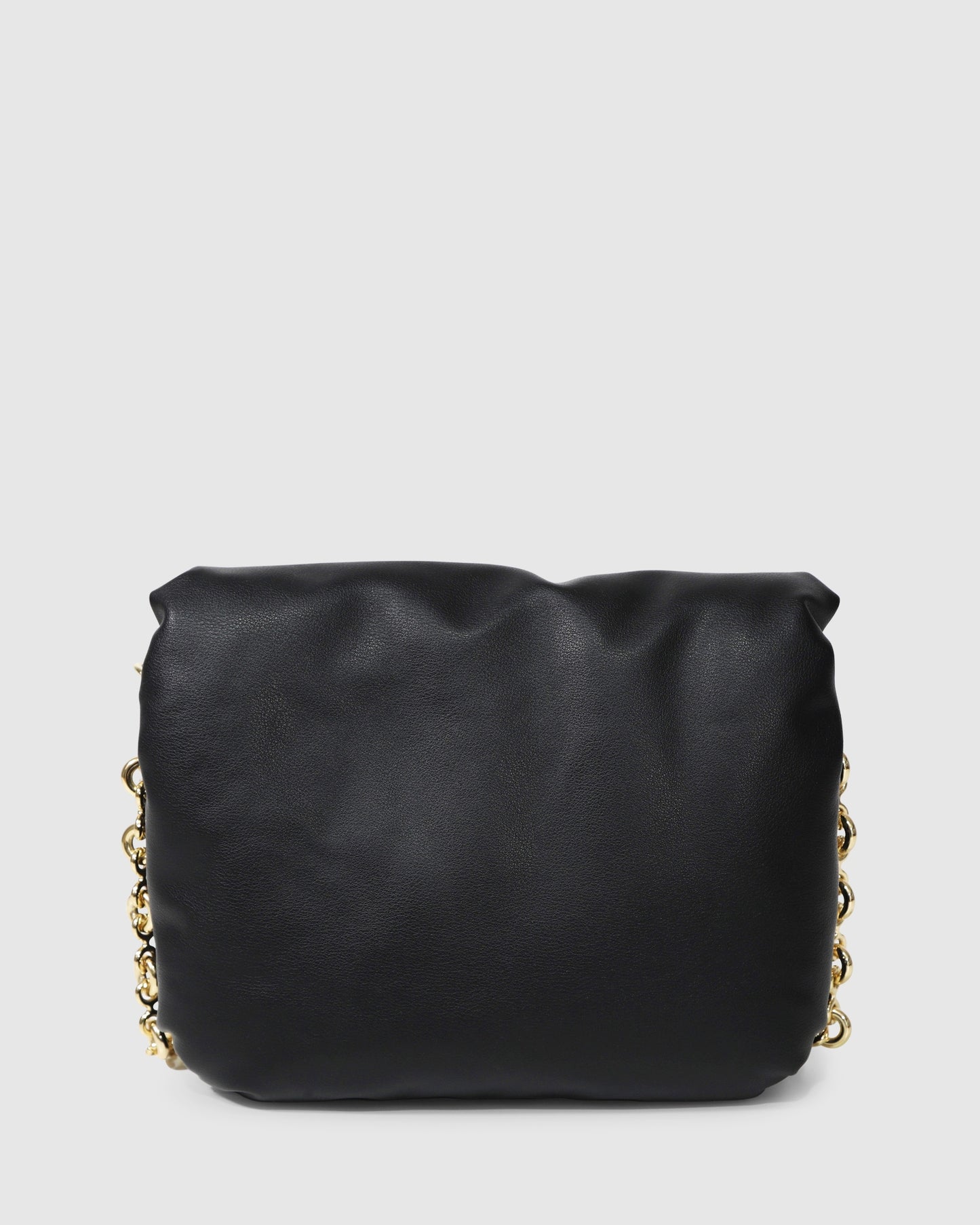 Hanging On Leather Handbag - Black