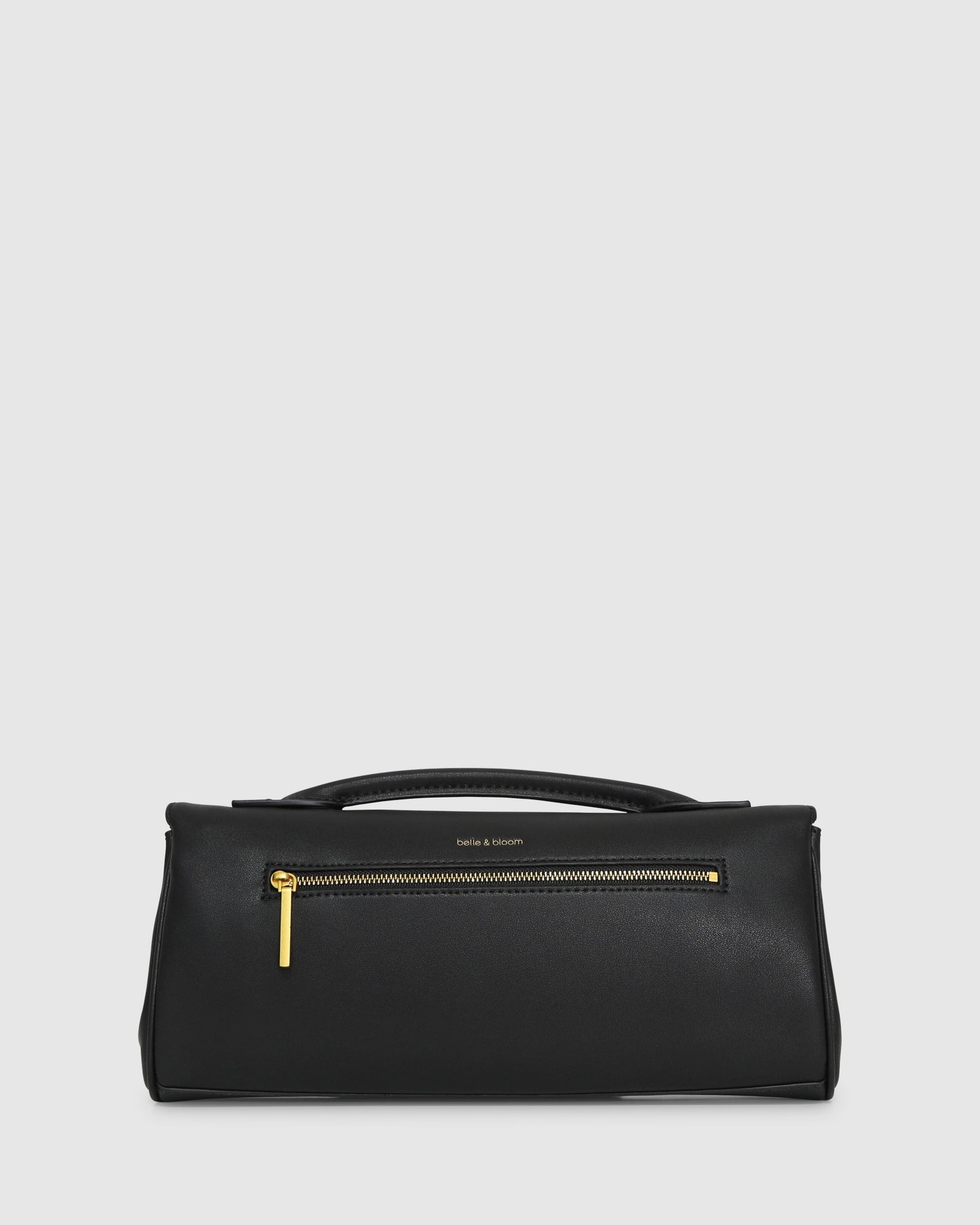 Love Boat Leather Clutch Bag - Black