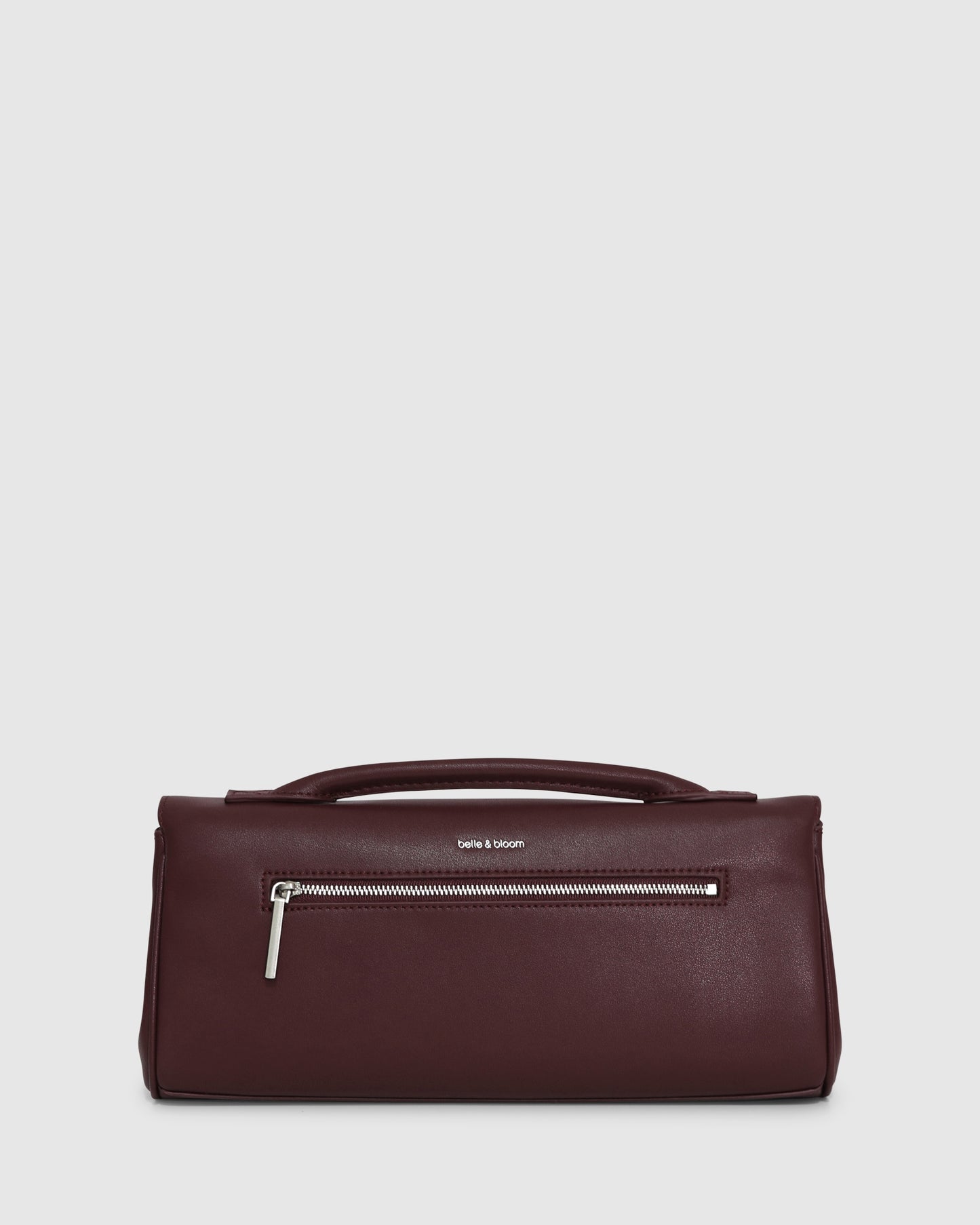 Love Boat Leather Clutch Bag - Burgundy