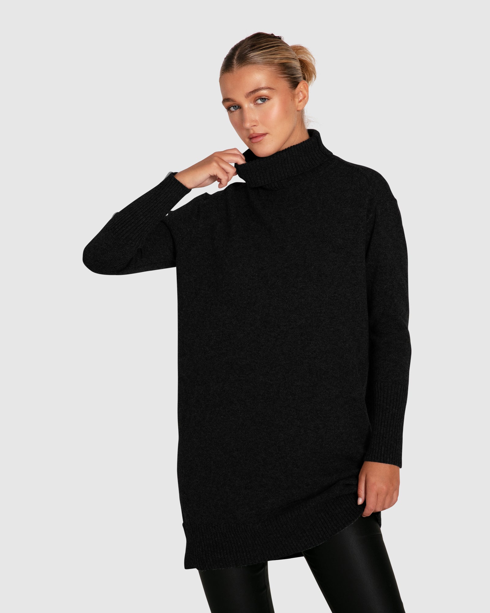Nothing Compares Knit Dress - Black Nothing Compares Knit Dress - Black