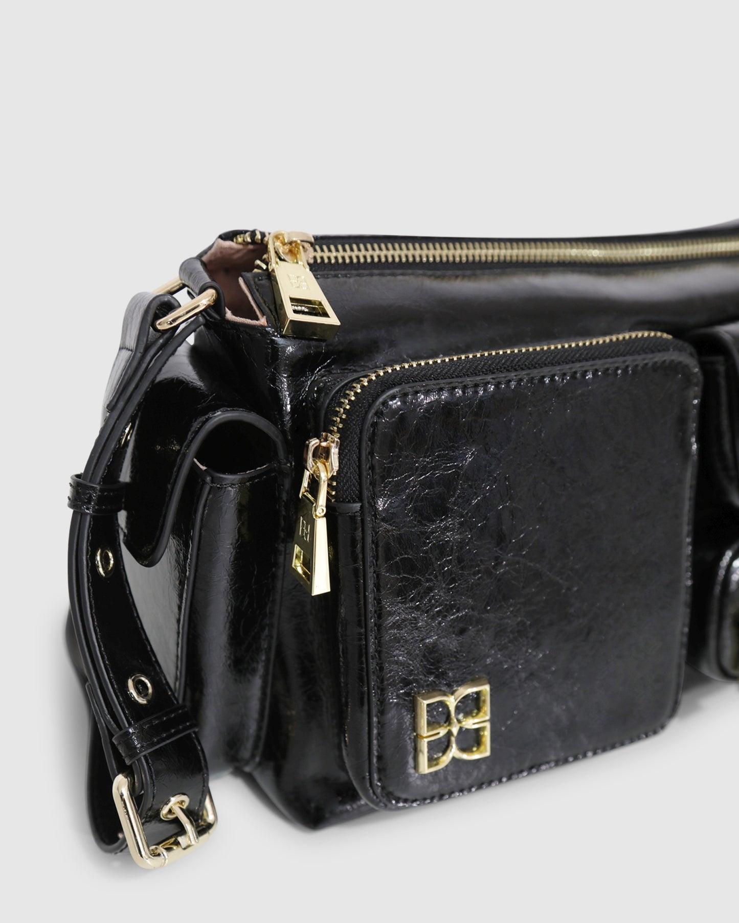 Promises Leather Handbag - Black