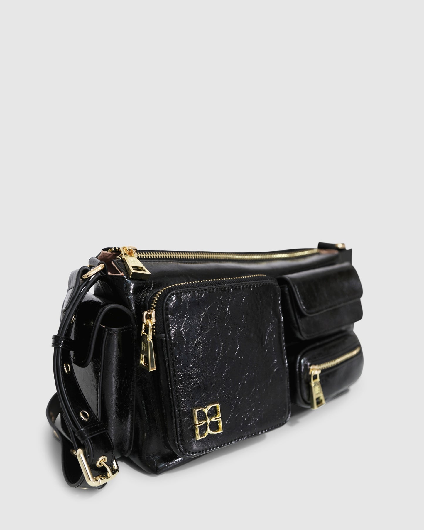 Promises Leather Handbag - Black