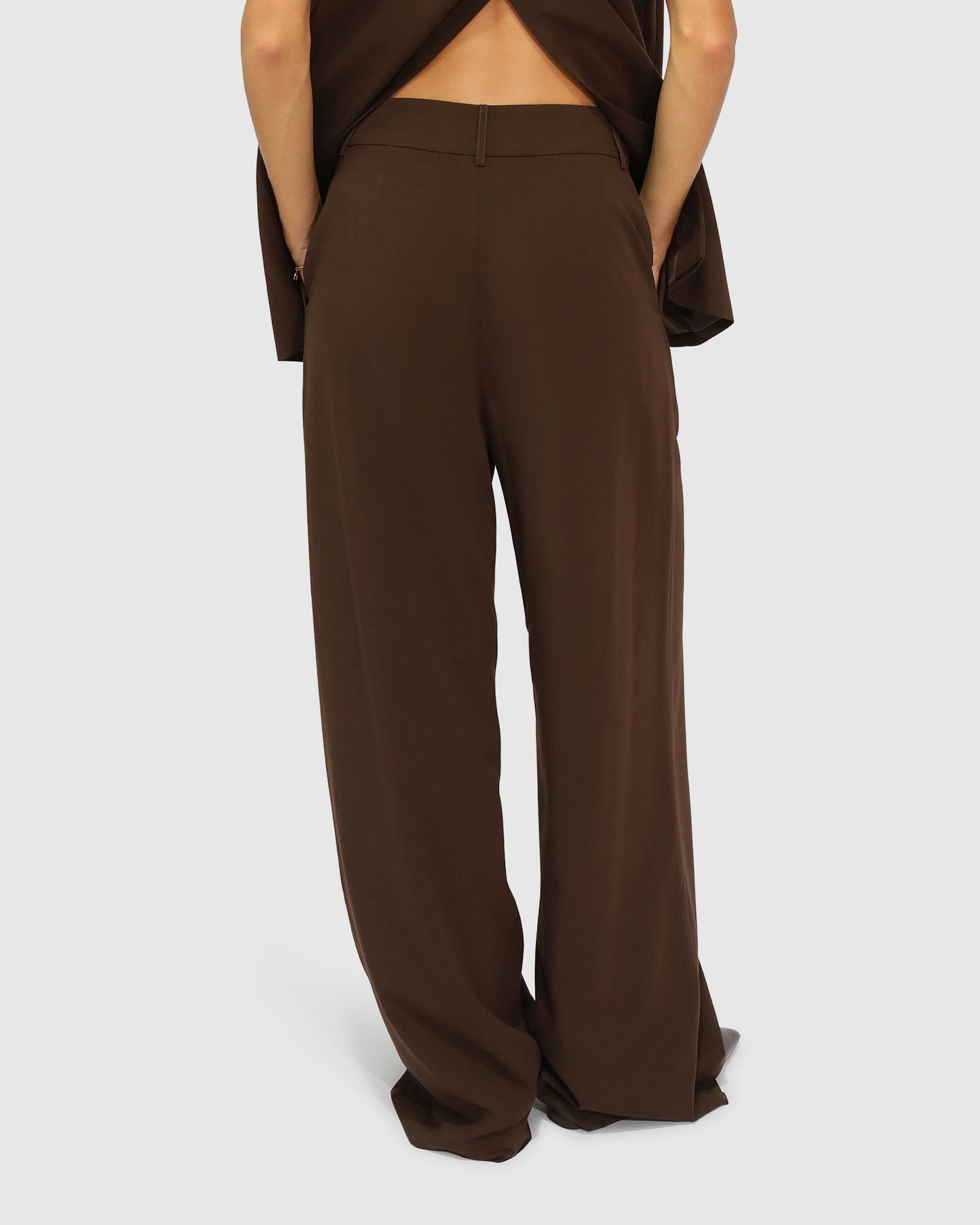 Ready for Your Love Wide Leg Pant - Chocolate
