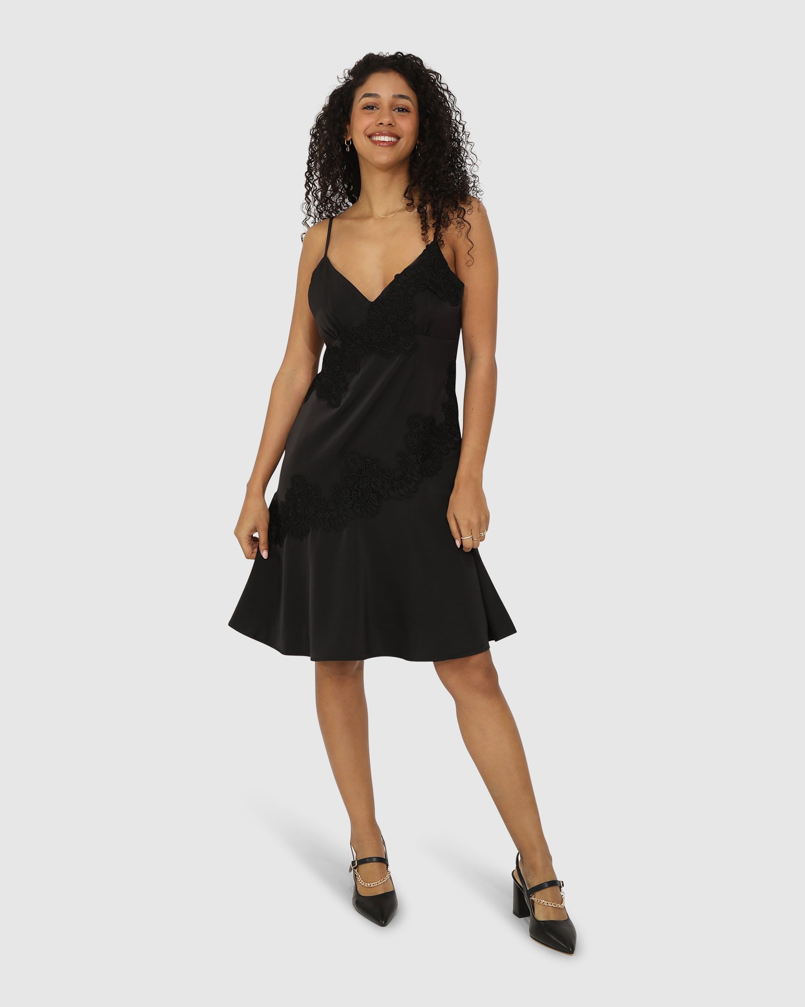 Belle Midi Slip Dress