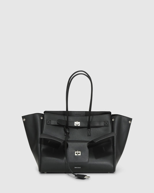 Rude Boy Large Tote Bag - Black