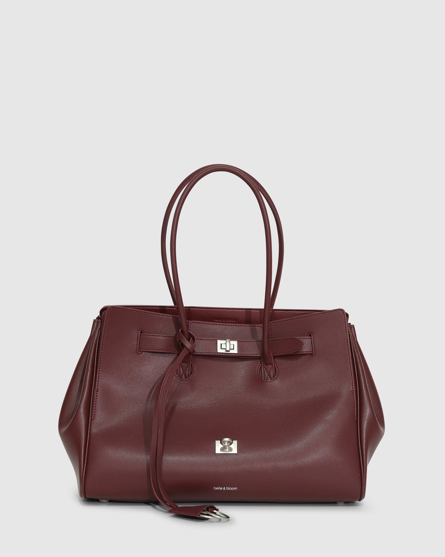 Rude Boy Large Tote Bag - Burgundy