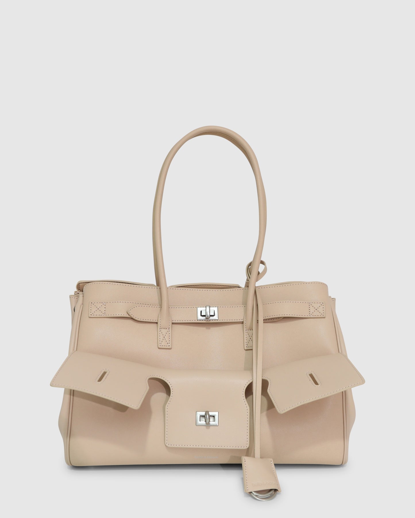 Rude Boy Leather Shoulder Bag - Tan