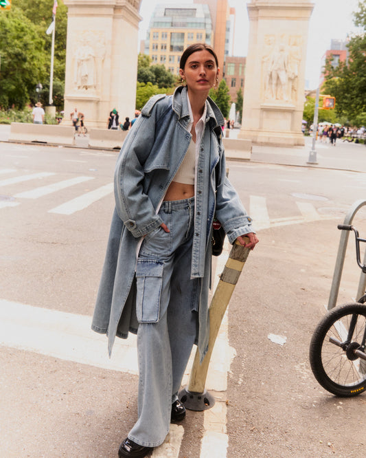 Southern Nights Cargo Jean - Stonewash