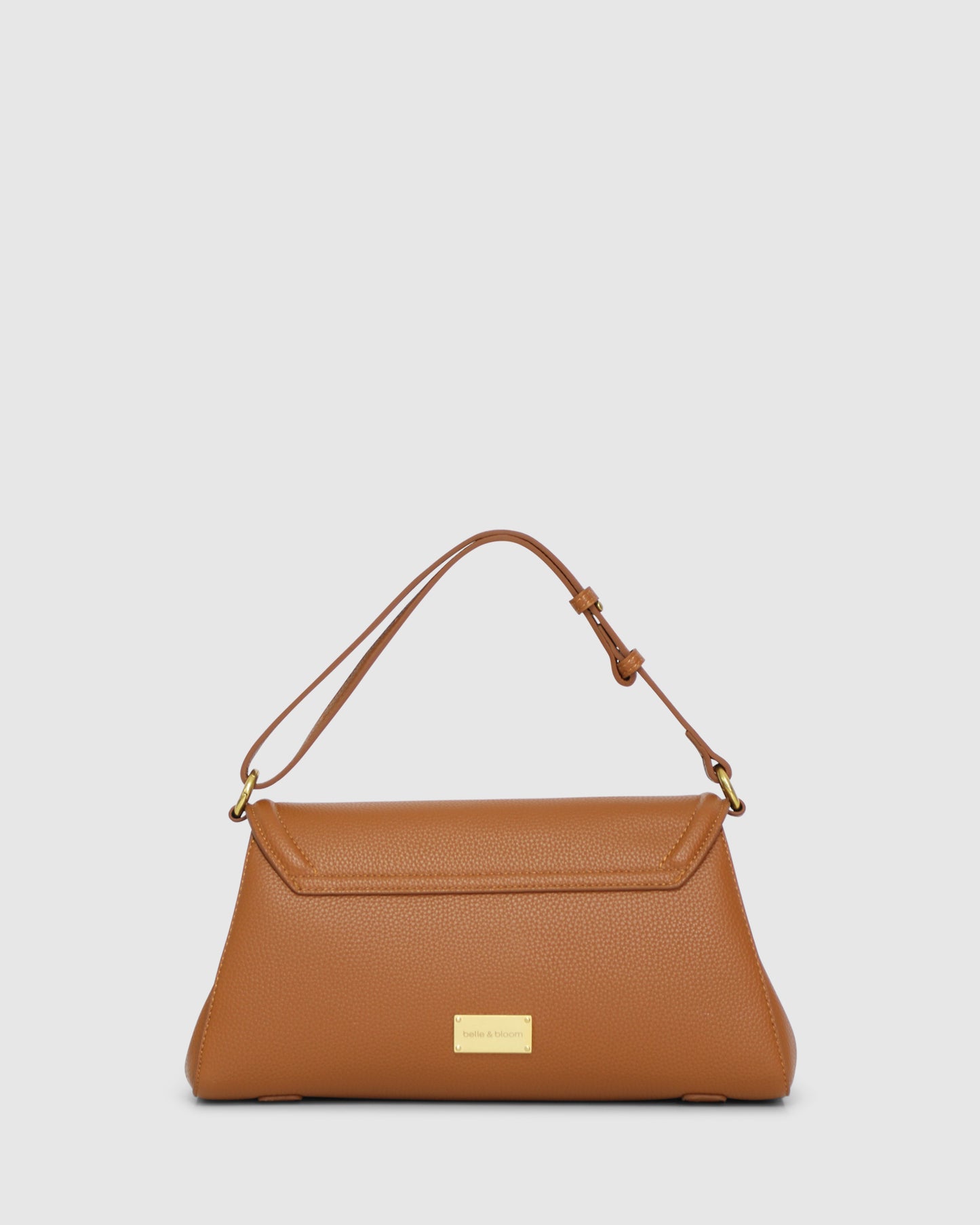 Calista PU Bag with Adjustable Strap - Tan