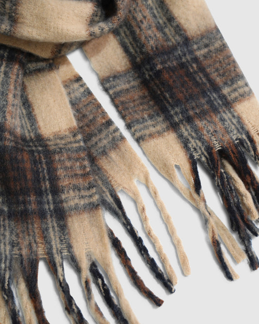 Timeless Scarf - Camel/Chocolate