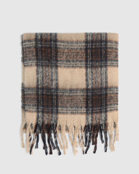 Timeless Scarf - Camel/Chocolate