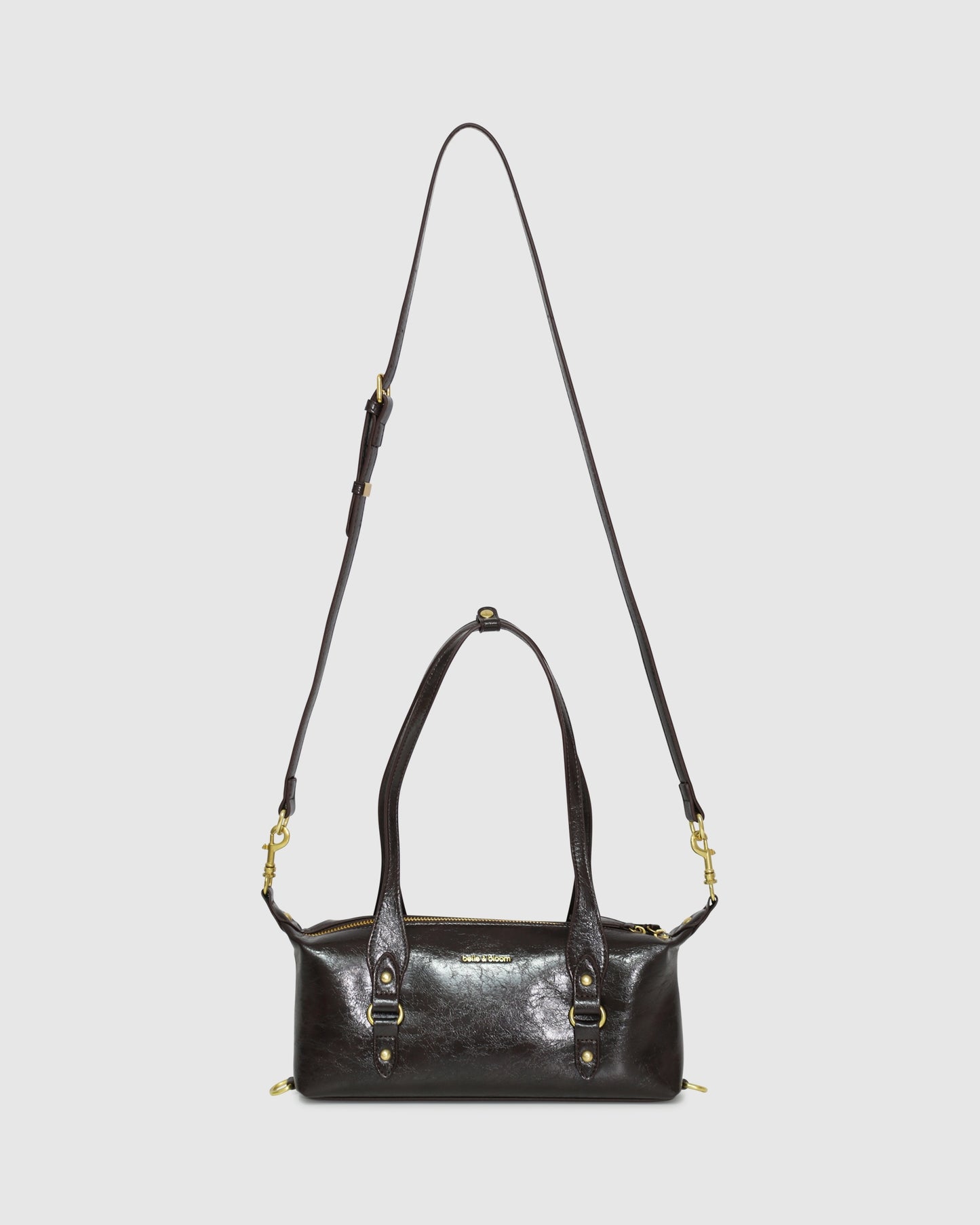 Tide Sling PU Bag - Chocolate