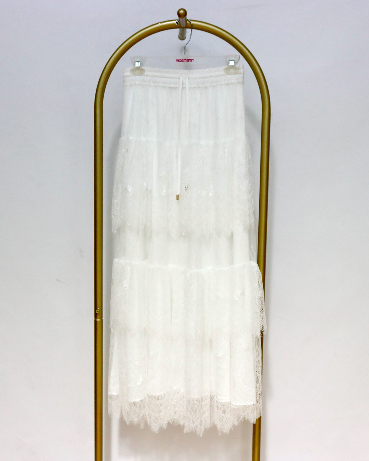 White Lace Maxi Skirt