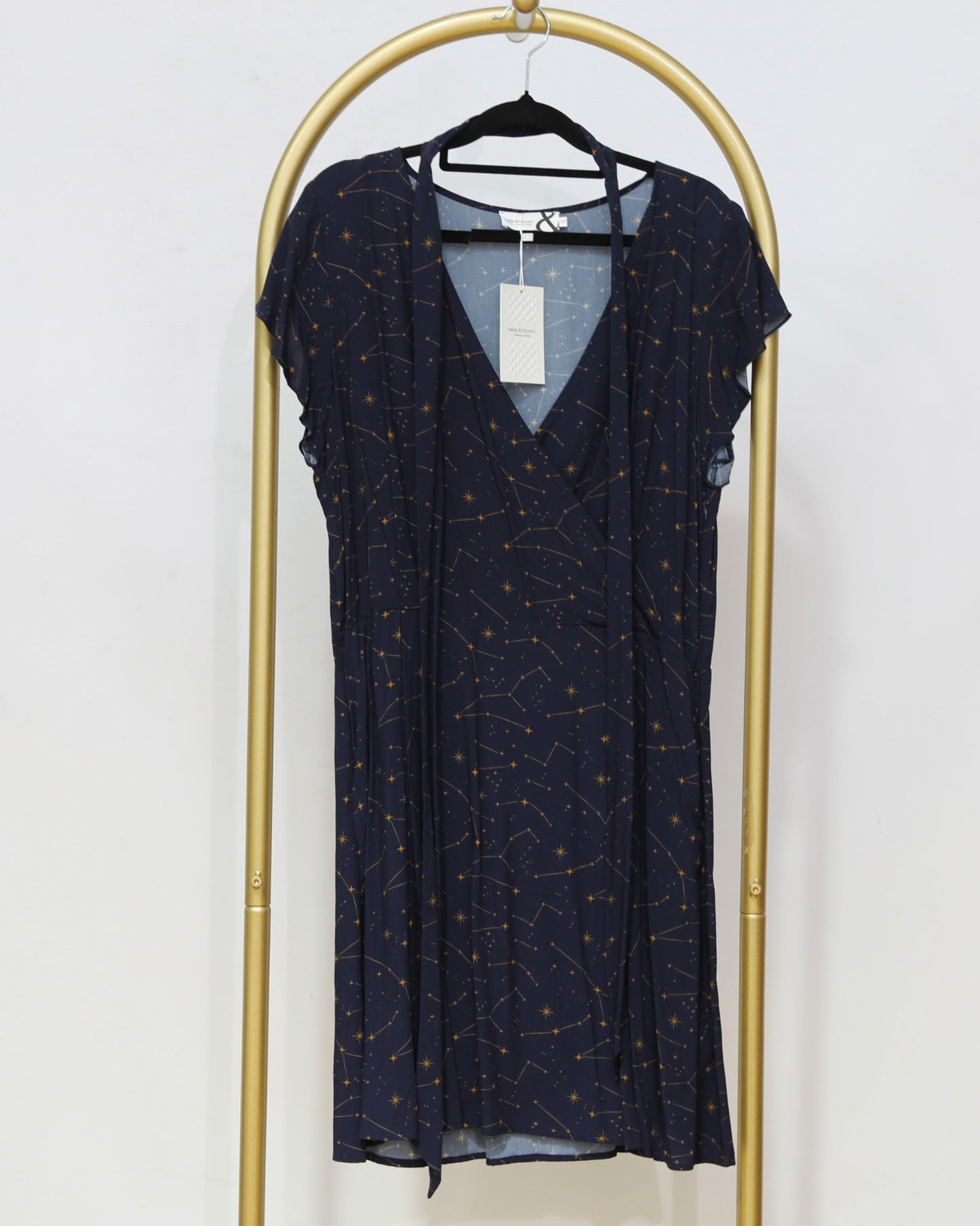 Wrap Mini Dress – Navy