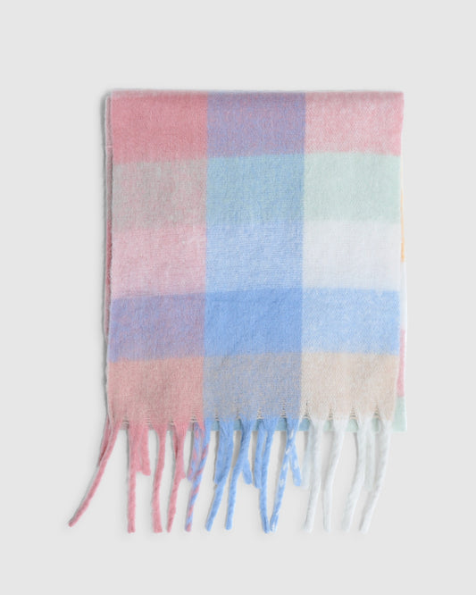 Vail Checkered Scarf - Candy