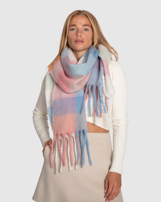 Vail Checkered Scarf - Candy