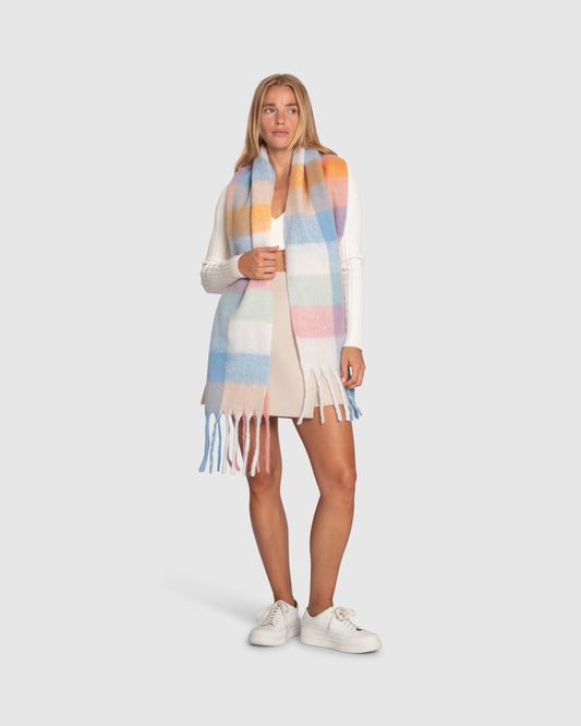 Vail Checkered Scarf - Candy