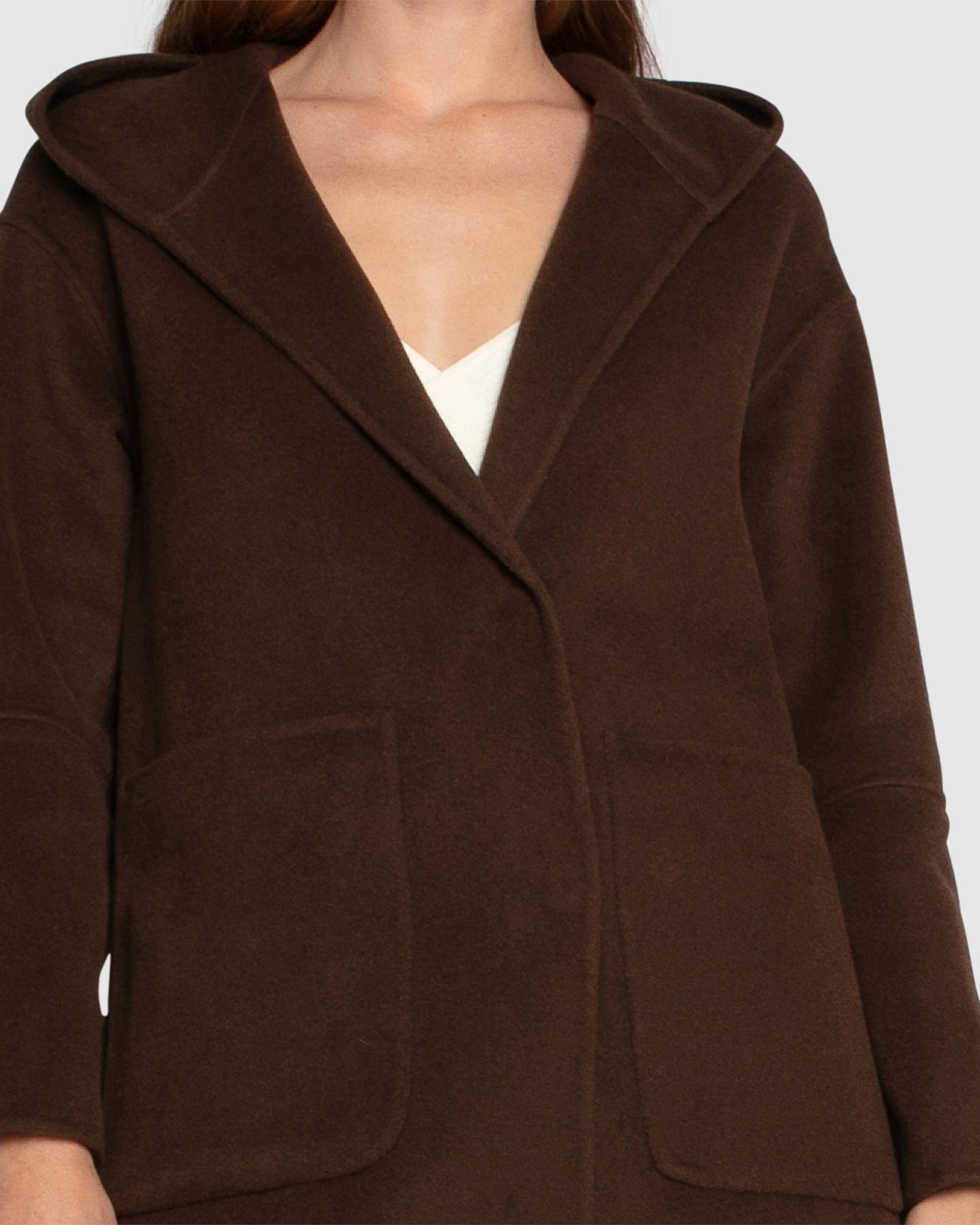 Walk My Way Wool Blend Oversized Maxi Coat - Brown