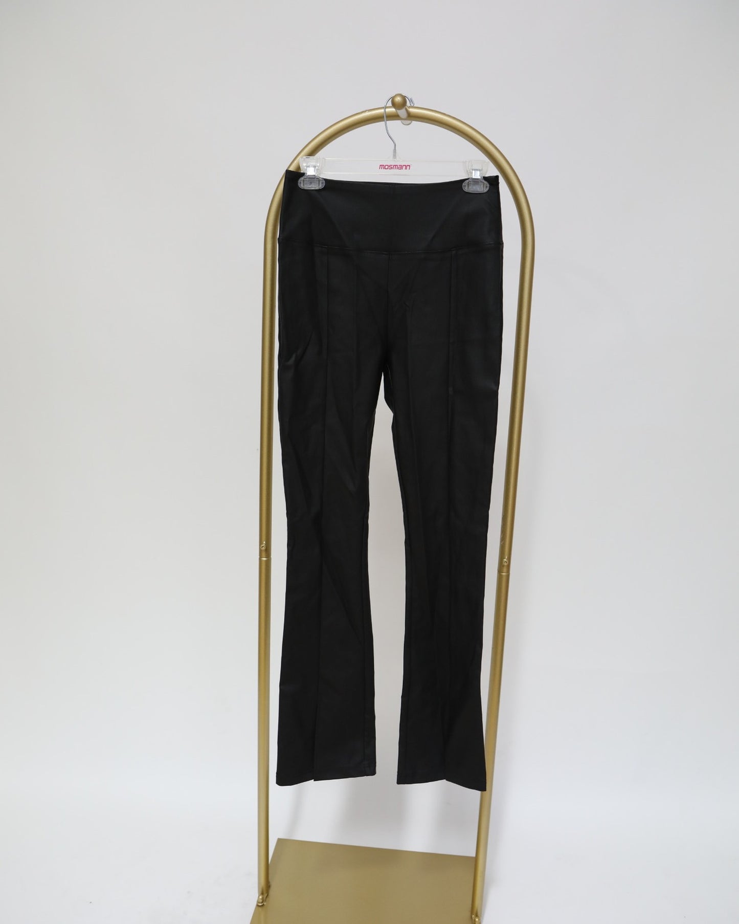 High Waisted Flared Pants - Black