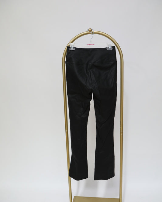High Waisted Flared Pants - Black