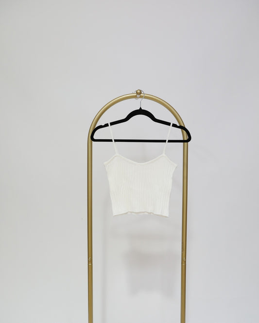 Knit Tank Top - Cream