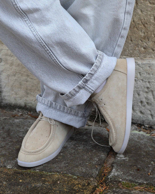 Heatwave Suede Boat Shoes - Sand