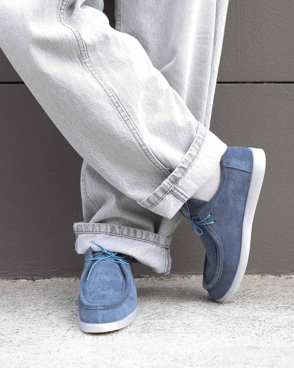 Heatwave Suede Boat Shoes - Stonewash Blue