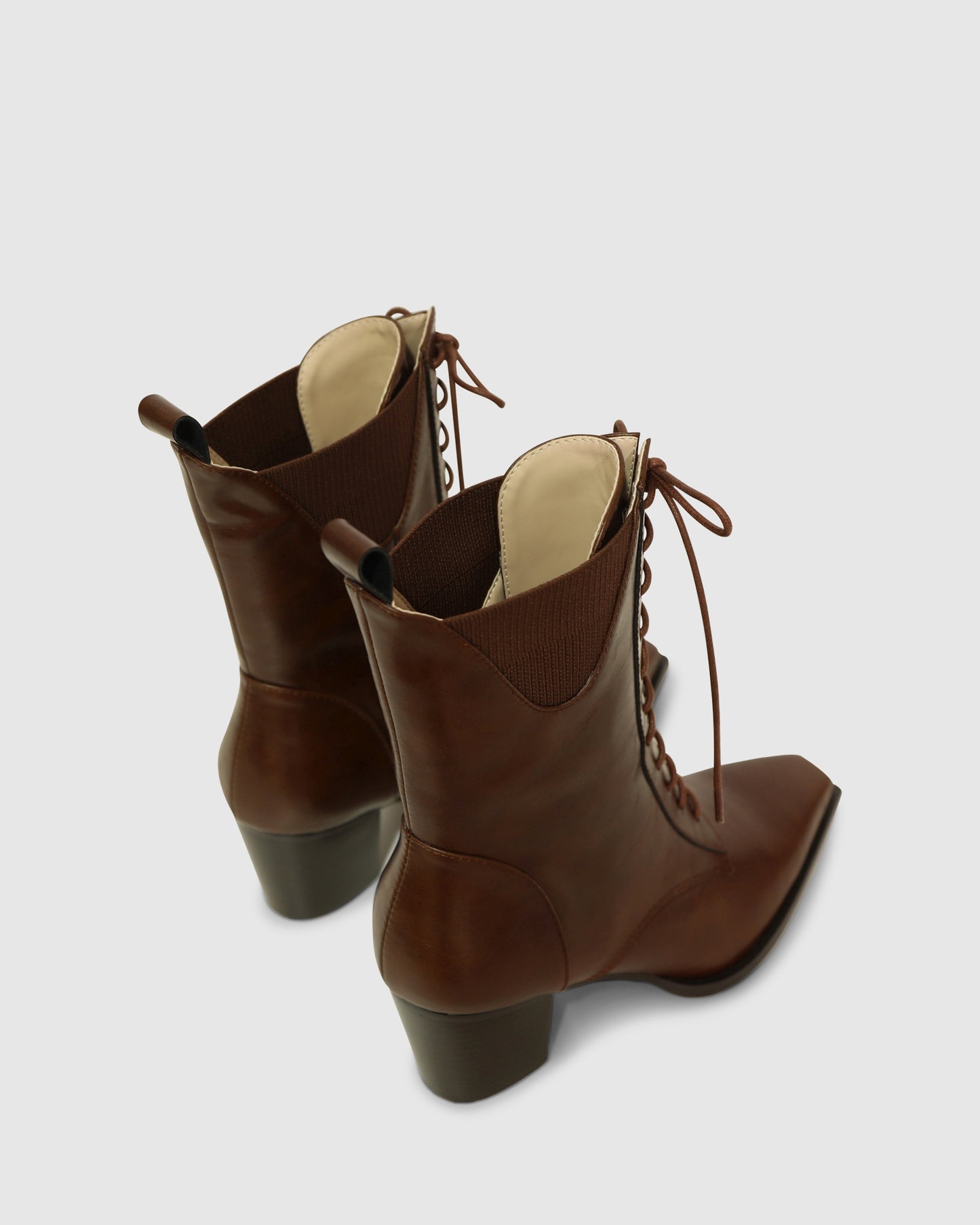 Jumping Ship Laced Boot - Chocolate