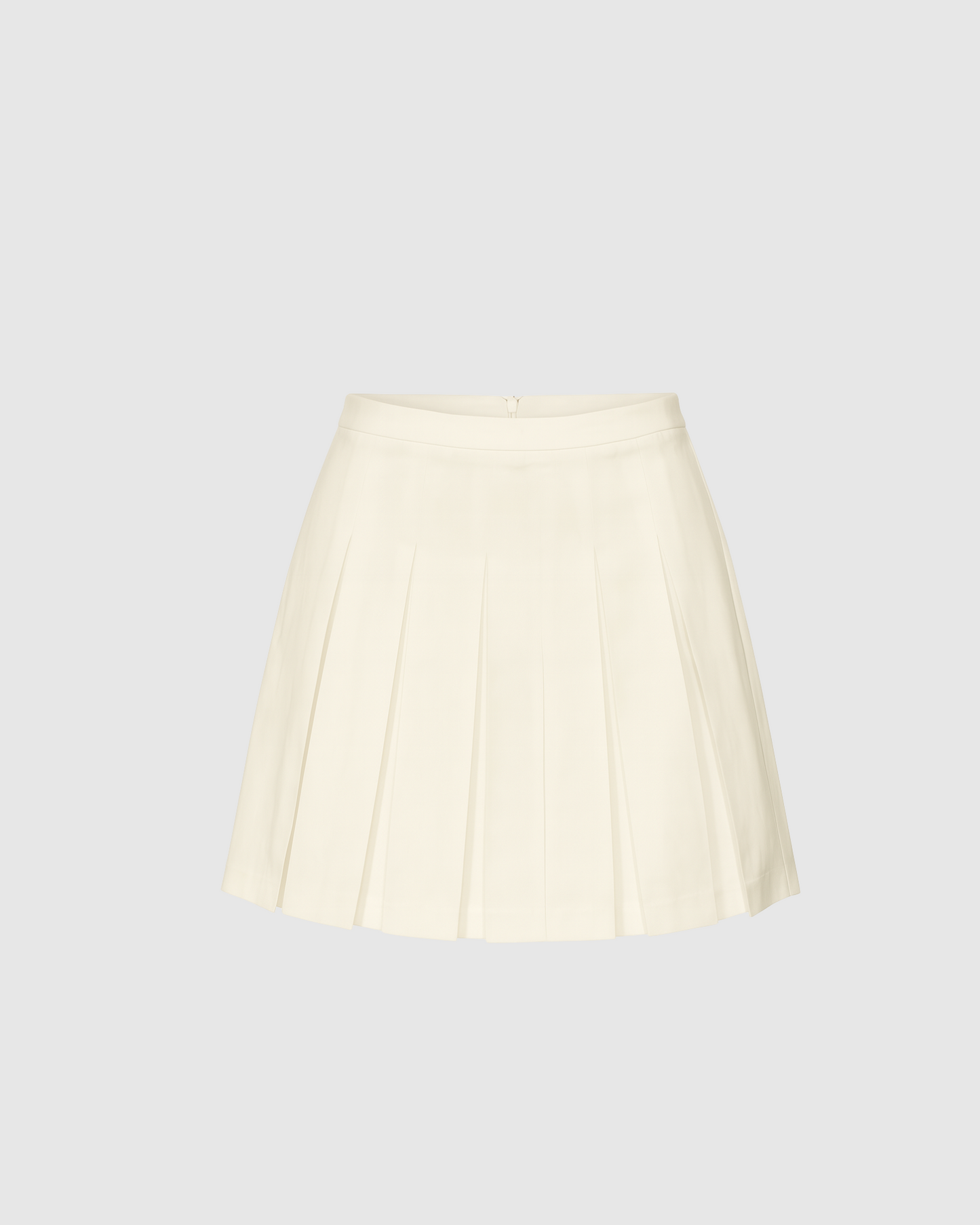 Pleated Tennis Skirt - White