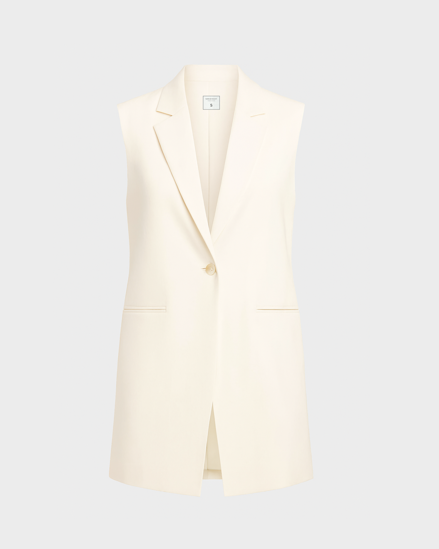 Make It Mine Wool Vest - Cream