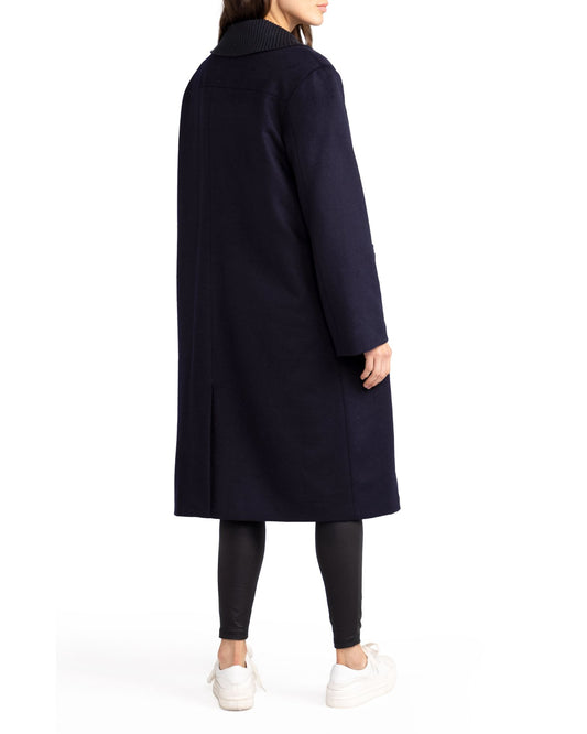 After Party Qulited Lining Coat - Navy