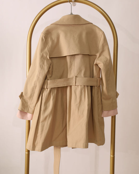 Girls Trench Coat - Camel