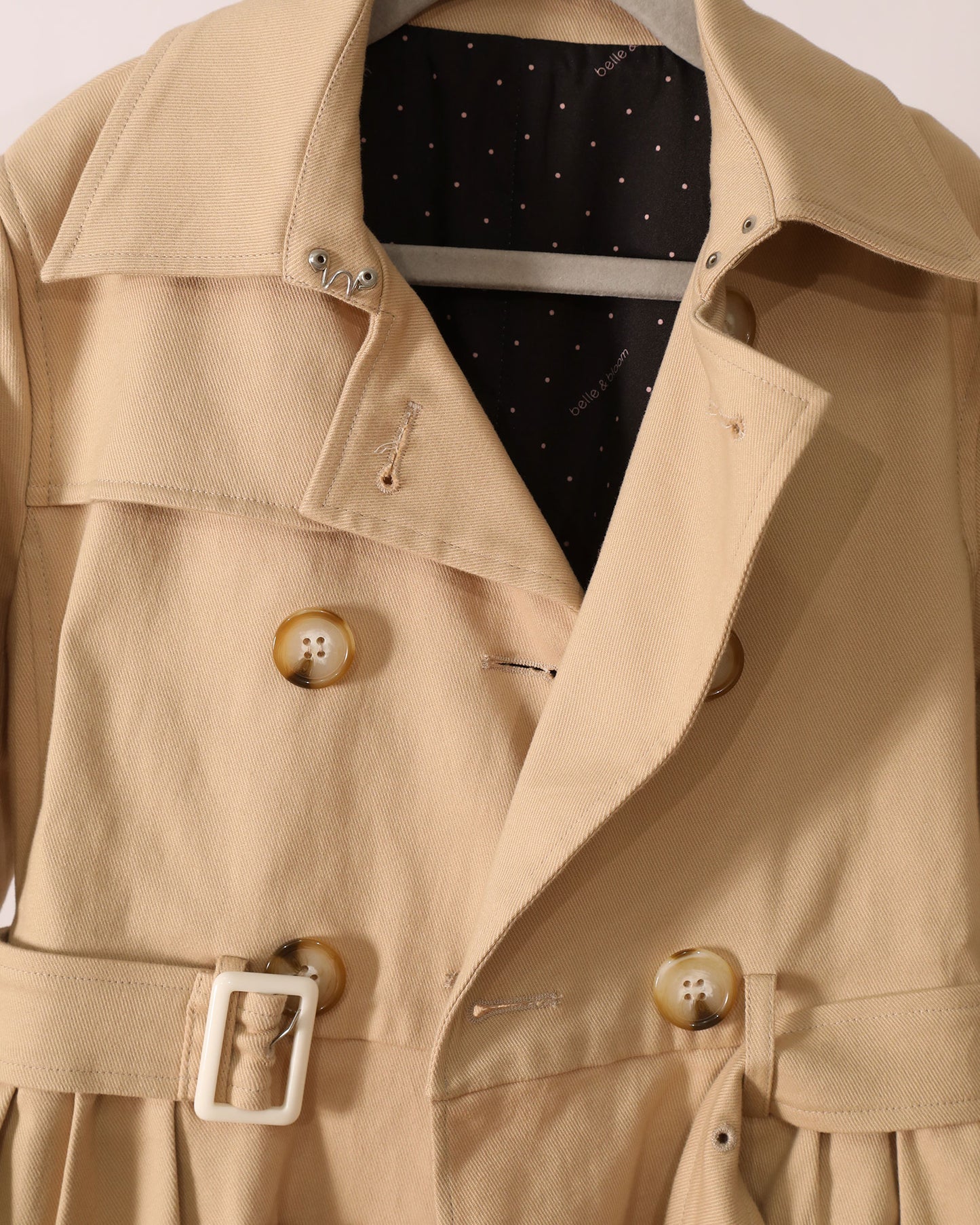 Girls Trench Coat - Camel
