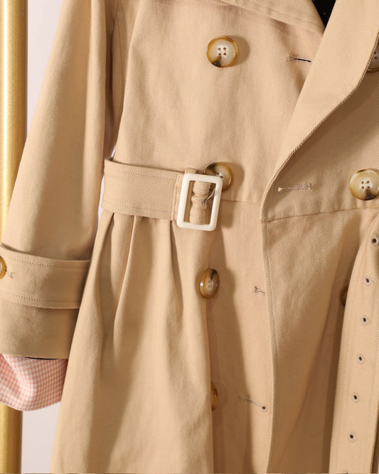Girls Trench Coat - Camel