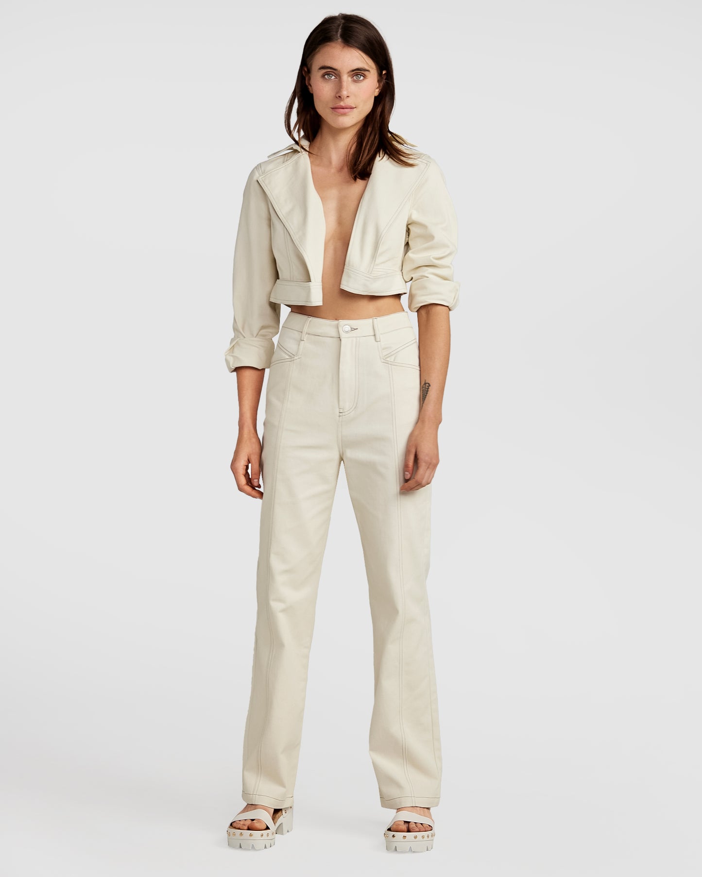 Love Lies Wrap Jacket - Ivory