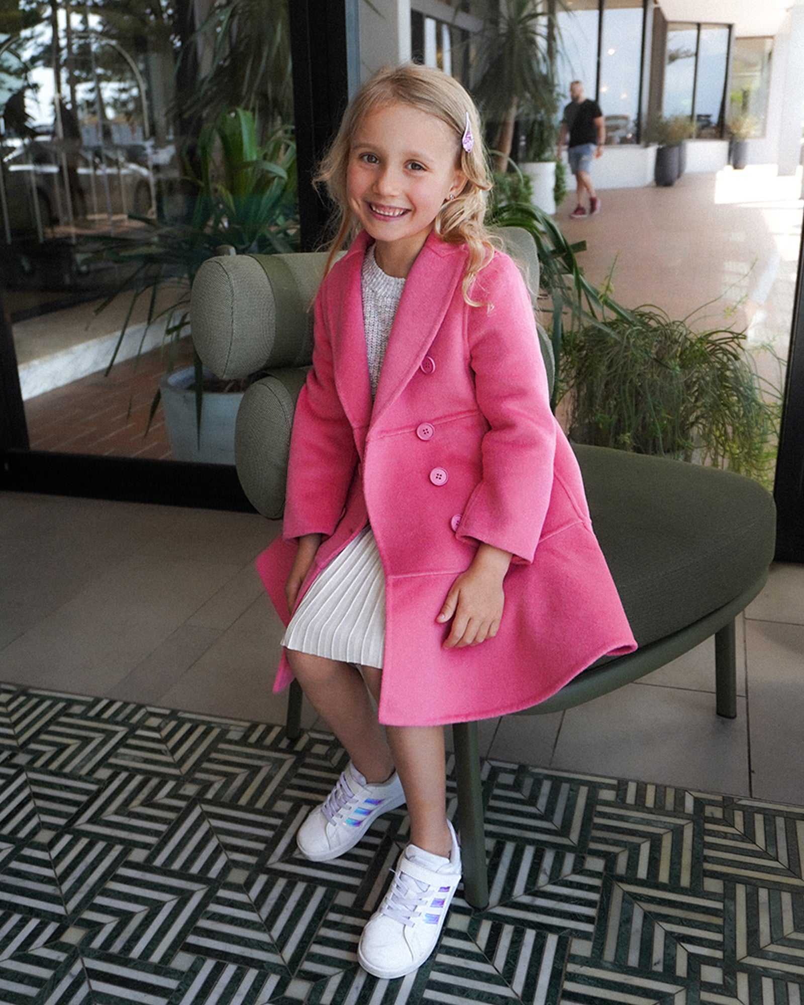 Girls fitted on sale coat