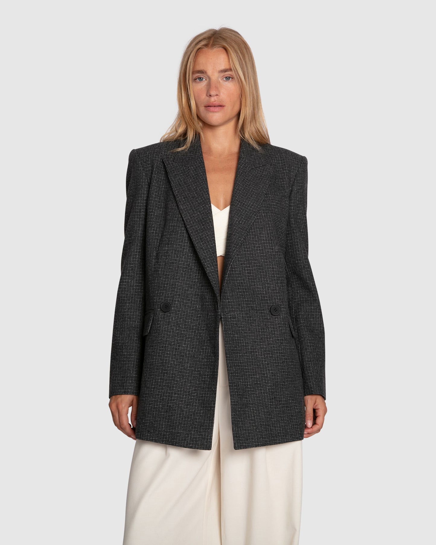 Big Brother Talk Blazer - Charcoal